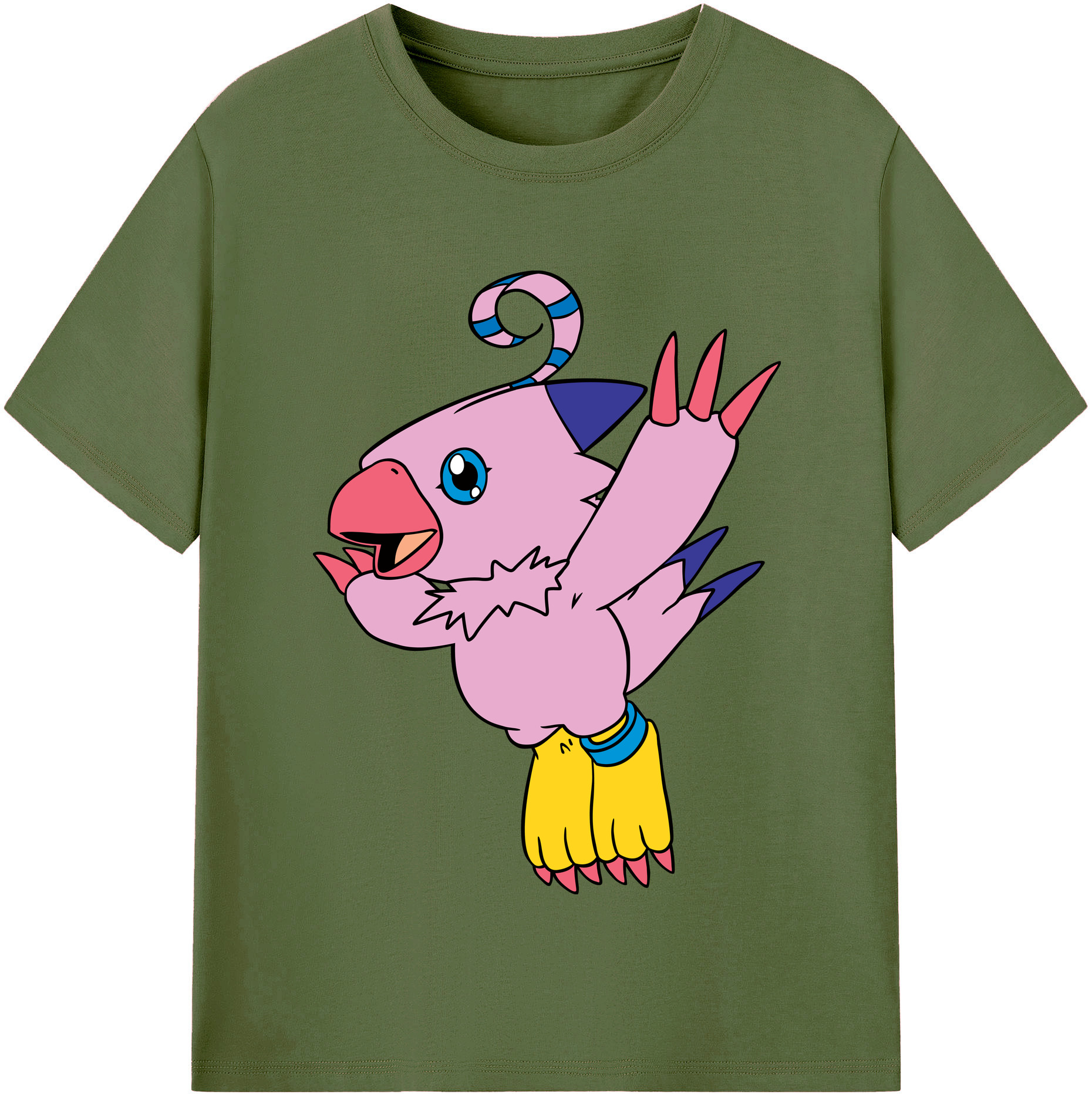 （画像用） Digimon デジタルモンスター/デジモン 綿100％半袖Tシャツ（フロントプリント）